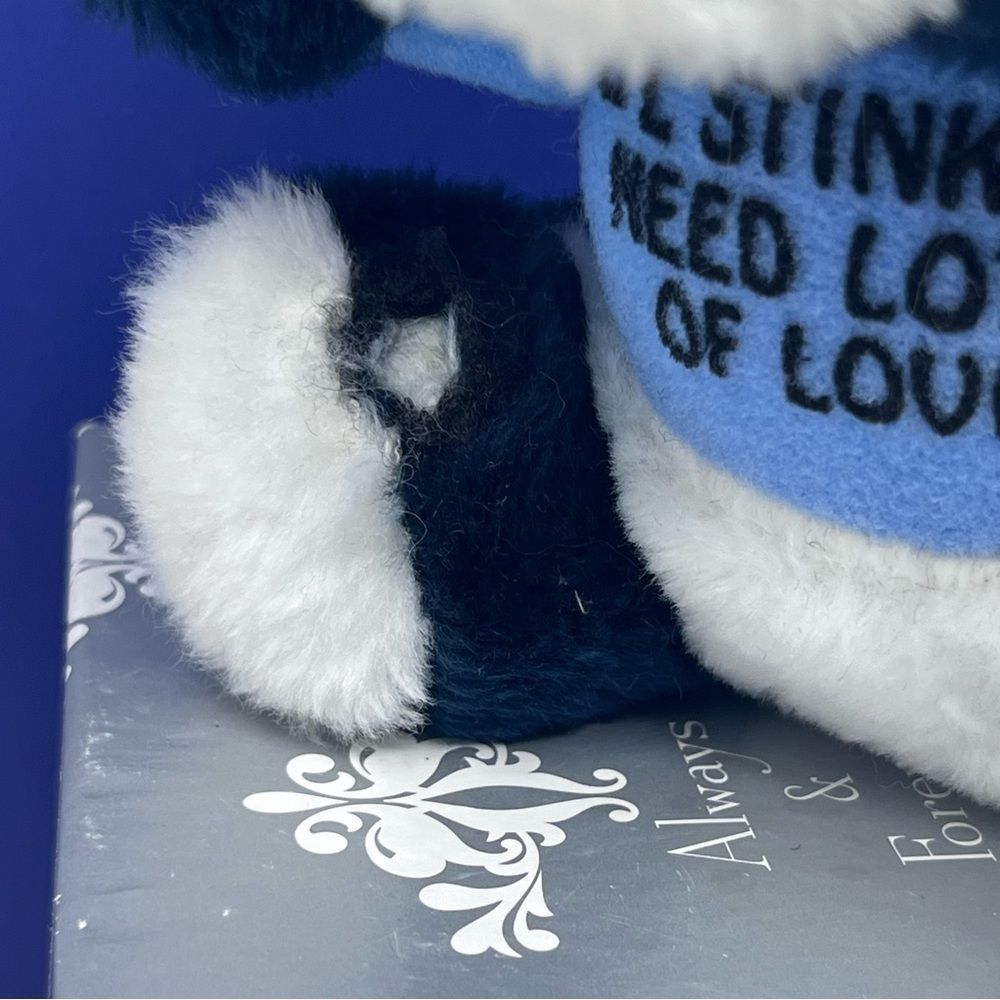 Vintage Skunk 8” Plush “Lil’ Stinkers Need Lots of Love” - Picture 3 of 9